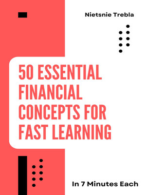 cover image of 50 Essential Financial Concepts for Fast Learning in 7 Minutes Each